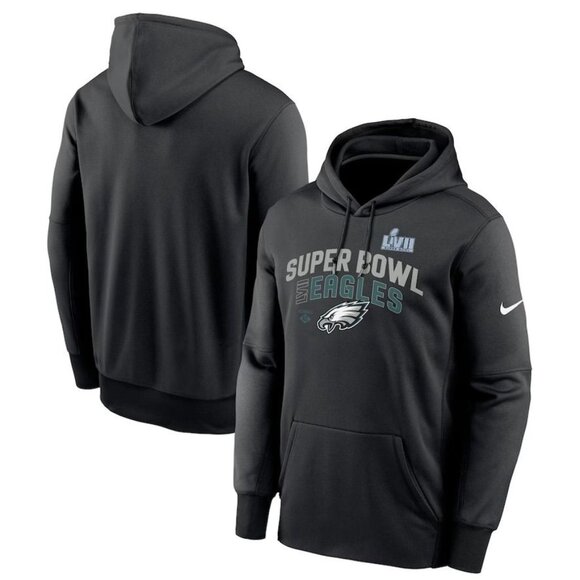 Nike Philadelphia Eagles Super Bowl LVII Bound Hoodie Mens Large - Picture 4 of 4